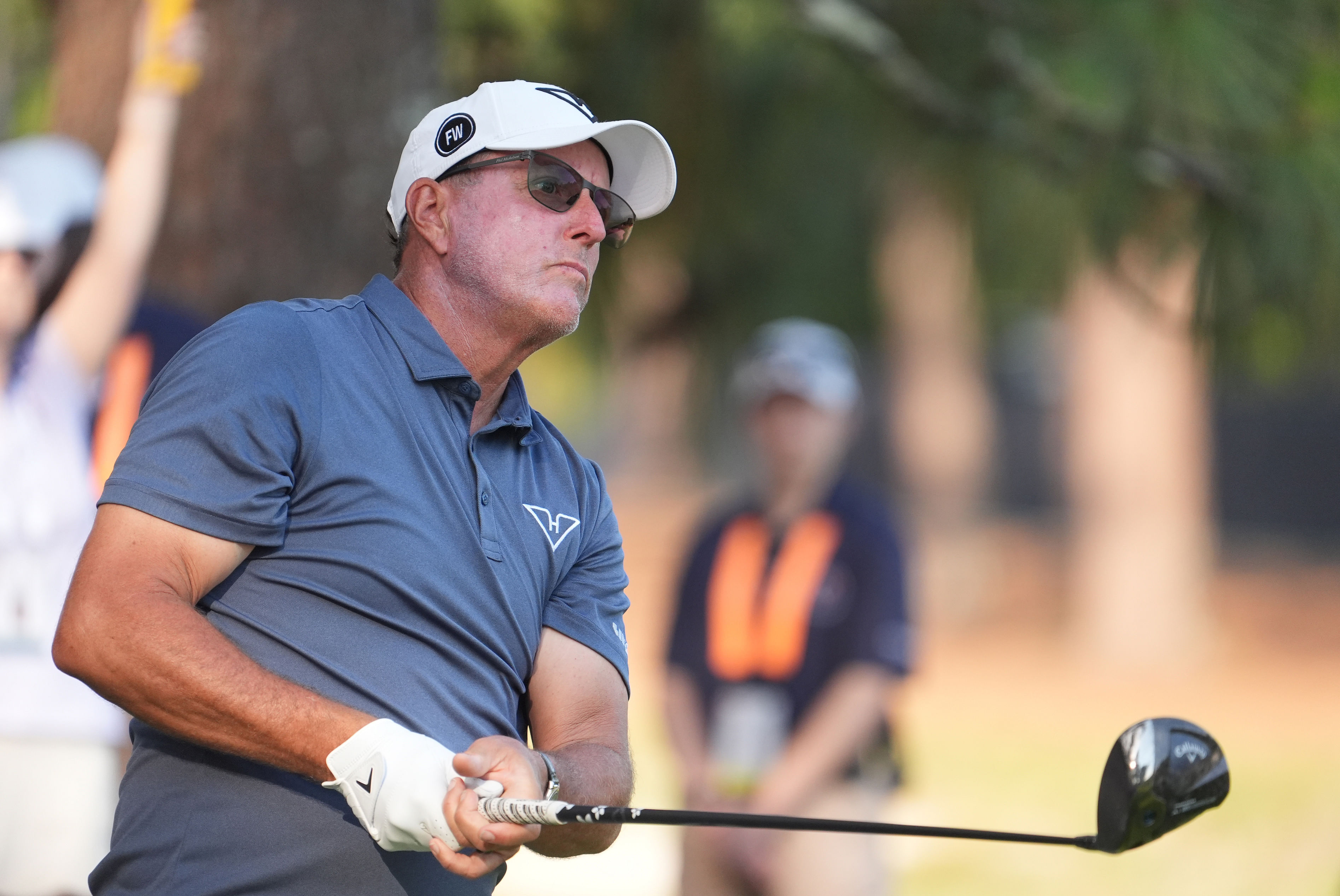 Phil Mickelson at the 2024 U.S. Open in Pinehurst No.2 - Source: Imagn